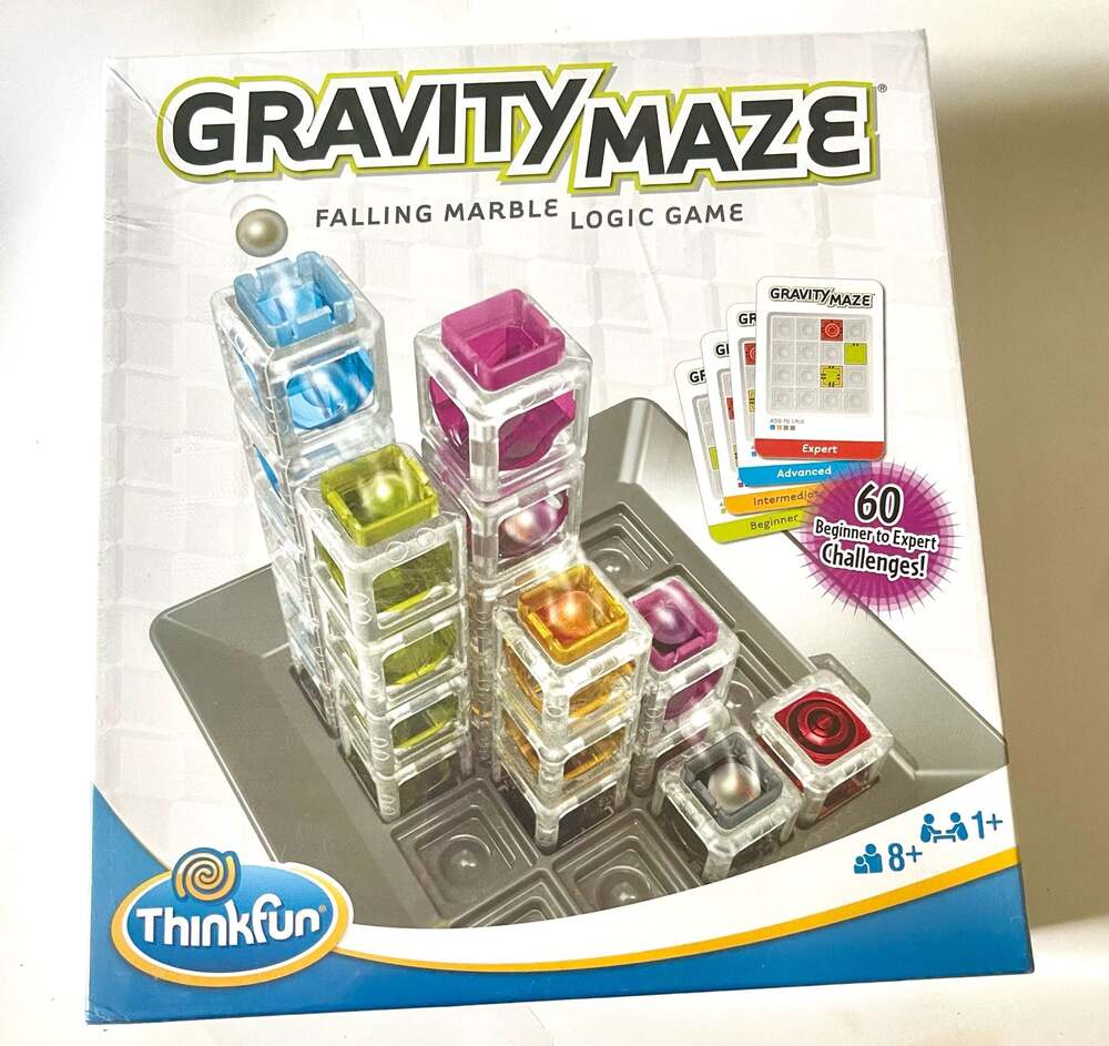 ThinkFun Gravity Maze Falling Marble Logic Game